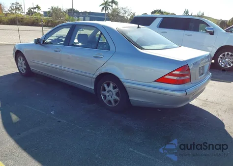 2002 Mercedes-Benz S 500 from USA, damaged, VIN WDBNG75J32A254552